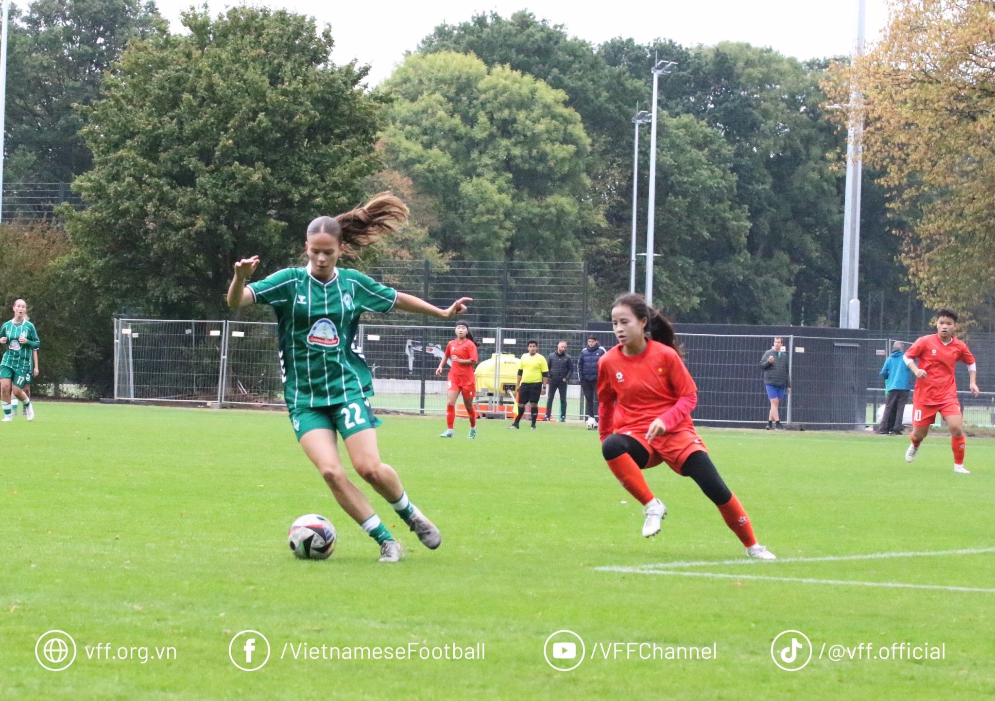 U17 nữ Werder Bremen có nền tảng thể hình, thể lực vượt trội và kỹ thuật hiện đại