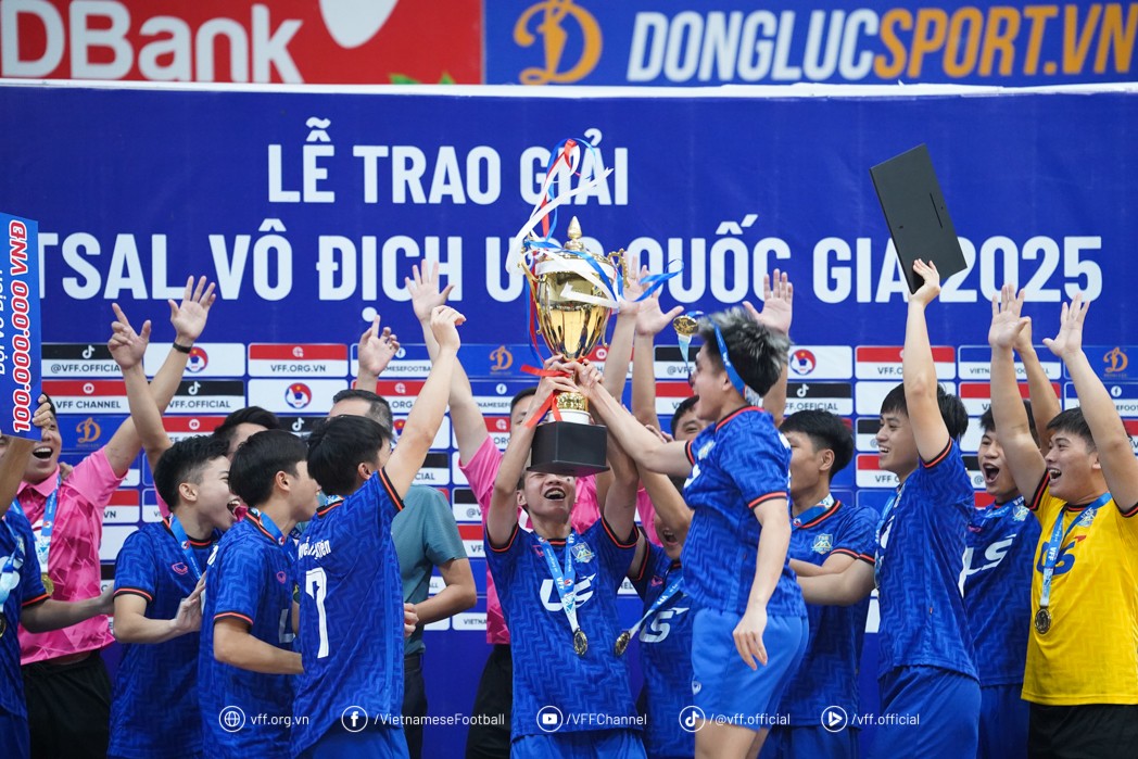 U20 Thái Sơn Bắc bảo vệ thành công ngôi vô địch tại giải futsal Vô địch U20 Quốc gia 2025