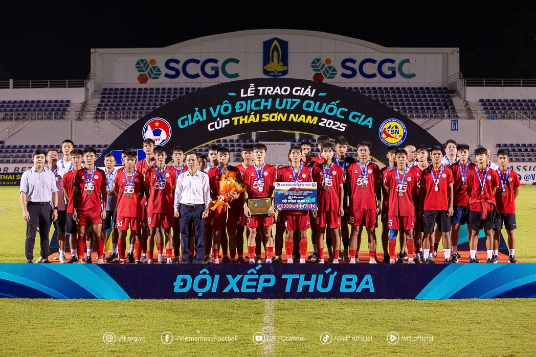 Đội đồng giải Ba: U17 Thể Công Viettel