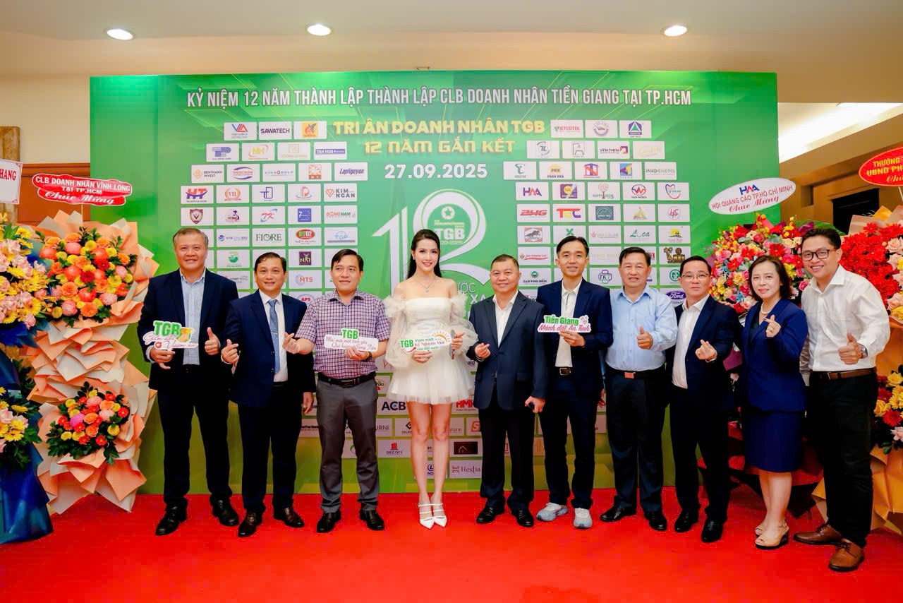 Doanh nhân Tiền Giang tại TP.HCM: Hành trình 12 năm gắn kết, tri ân và phụng sự quê hương