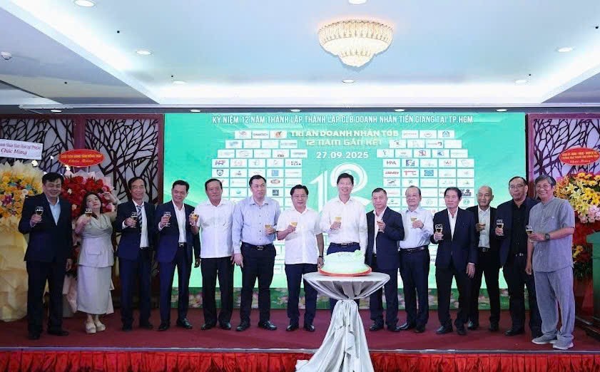 Doanh nhân Tiền Giang tại TP.HCM: Hành trình 12 năm gắn kết, tri ân và phụng sự quê hương