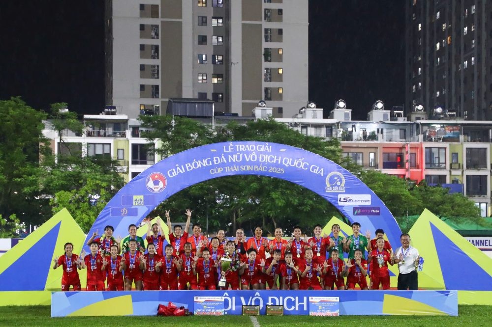Đội bóng nữ TP. Hồ Chí Minh I lần thứ 12 liên tiếp vô địch giải Bóng đá nữ Vô địch Quốc gia