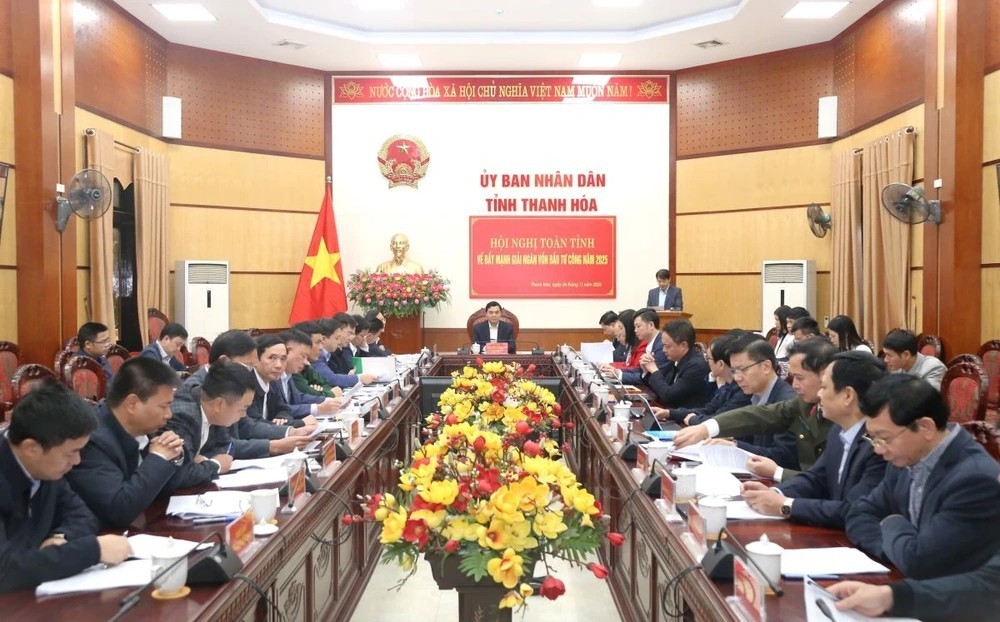 Thanh Hóa: Tỷ lệ giải ngân vốn đầu tư công cao hơn 12,6% so với cả nước