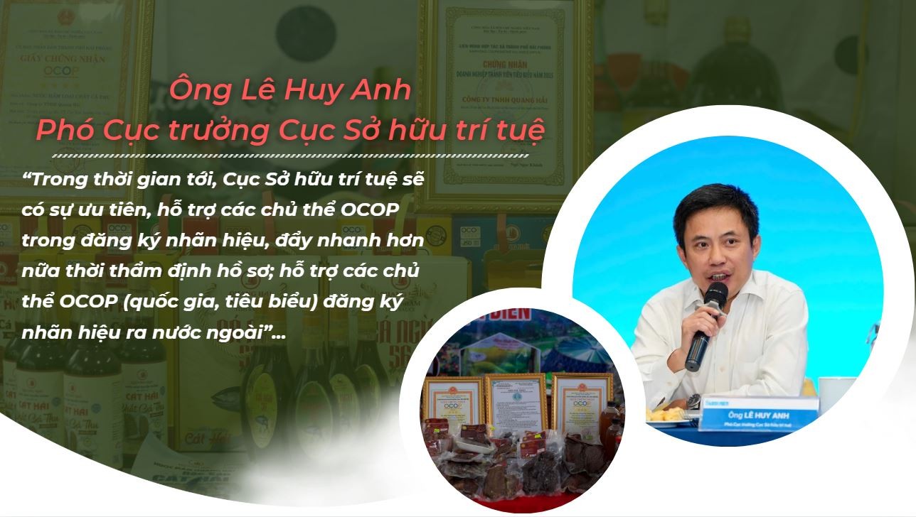 Ông Lê Huy Anh - Phó Cục trưởng Cục Sở hữu trí tuệ