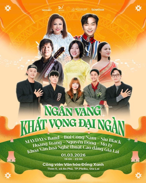 “Ngân vang khát vọng đại ngàn”: Đêm nhạc tôn vinh văn hóa Tây Nguyên và lan tỏa giá trị cộng đồng