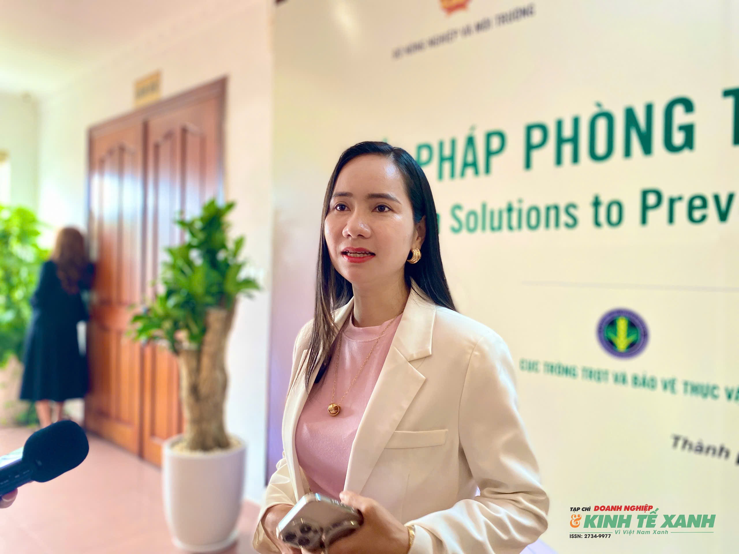 bà Tô Thị Nhã Trầm – Giám đốc Công ty CP Sinh học Cây giống Việt Nam, thành viên Unifarm