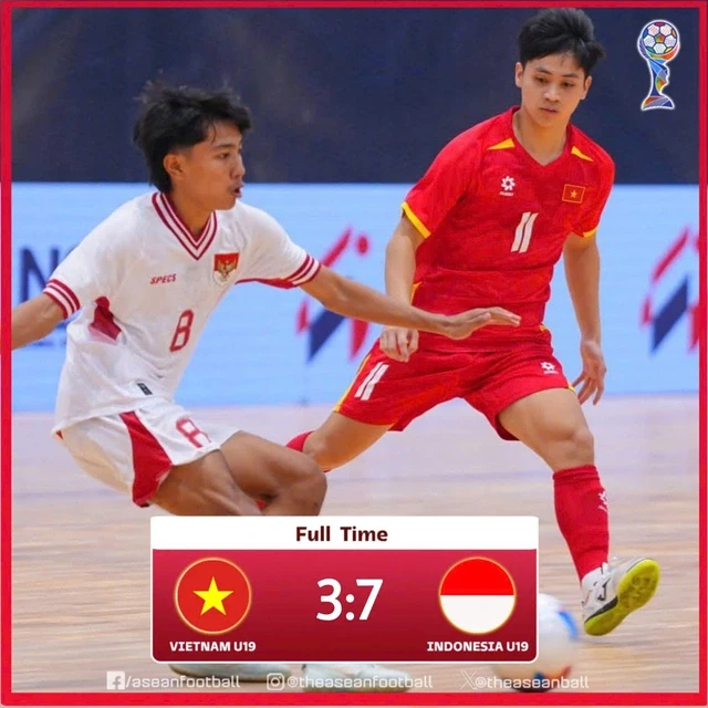 Trước một đối thủ rất mạnh, Futsal U19 Việt Nam không thể làm nên bất ngờ