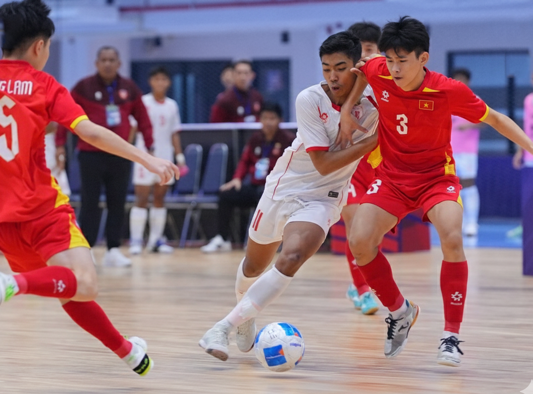 Futsal U16 Việt Nam thất bại khi tái đấu với Futsal U16 Myanmar trong trận tranh hạng Ba