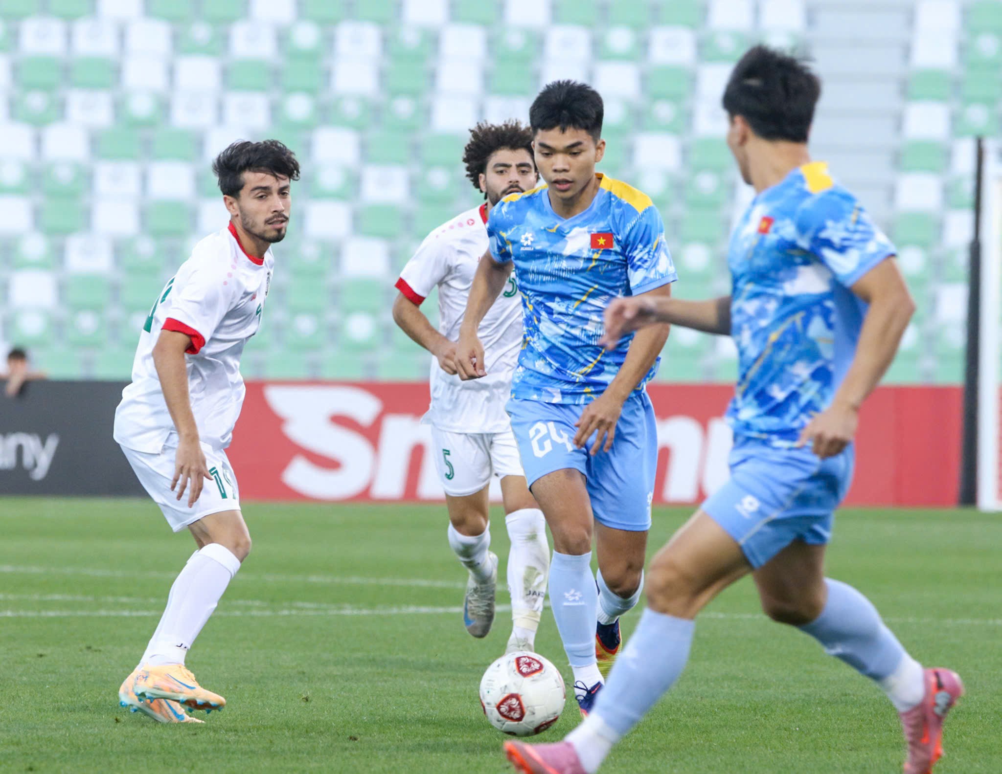 Lê Phát ghi bàn thắng duy nhất cho đội tuyển U23 Việt Nam