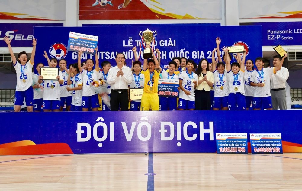 CLB Thái Sơn Nam TP. Hồ Chí Minh giành ngôi vô địch giải Futsal nữ Vô địch Quốc gia 2026