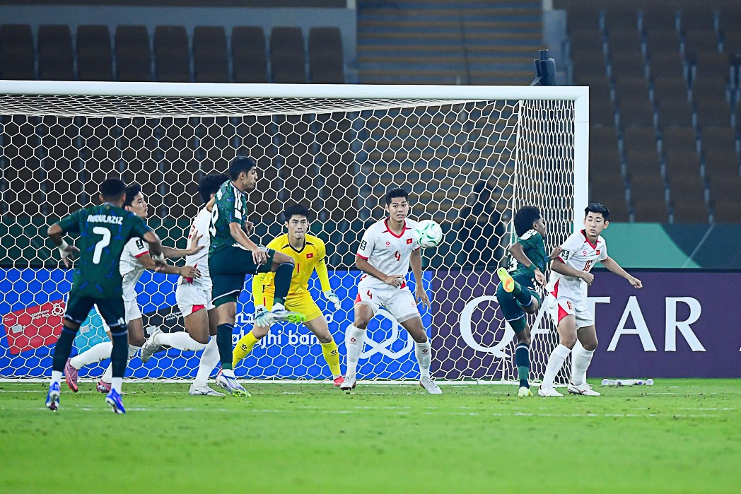 Thủ môn Trung Kiên và hàng phòng ngự U23 Việt Nam đã có một ngày làm việc xuất sắc