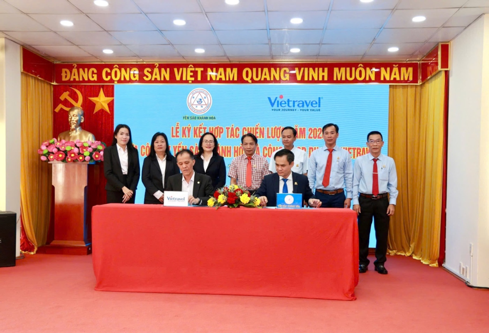 Yến sào Khánh Hòa – Vietravel bắt tay chiến lược, kiến tạo giá trị mới cho du lịch xanh Khánh Hòa