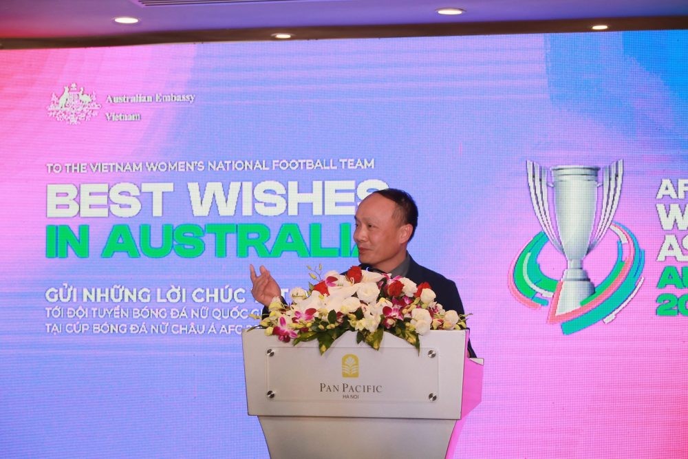Tổng Thư ký VFF Nguyễn Văn Phú gửi lời cảm ơn Đại sứ quán Australia tại Hà Nội