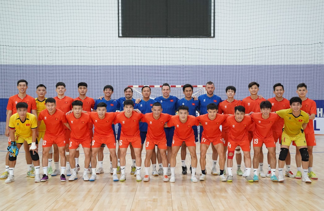 Đội tuyển futsal Việt Nam sẵn sàng tham dự Vòng chung kết giải vô địch Futsal châu Á 2026