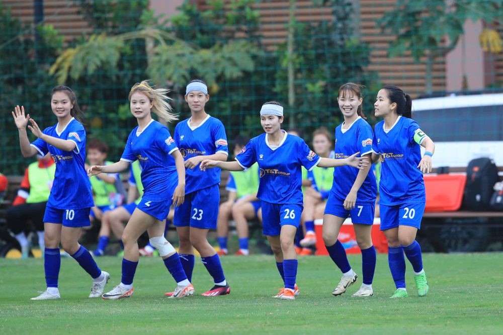 U19 nữ Thái Nguyên T&T thắng đậm 5-1 U19 nữ Than Khoáng sản Việt Nam