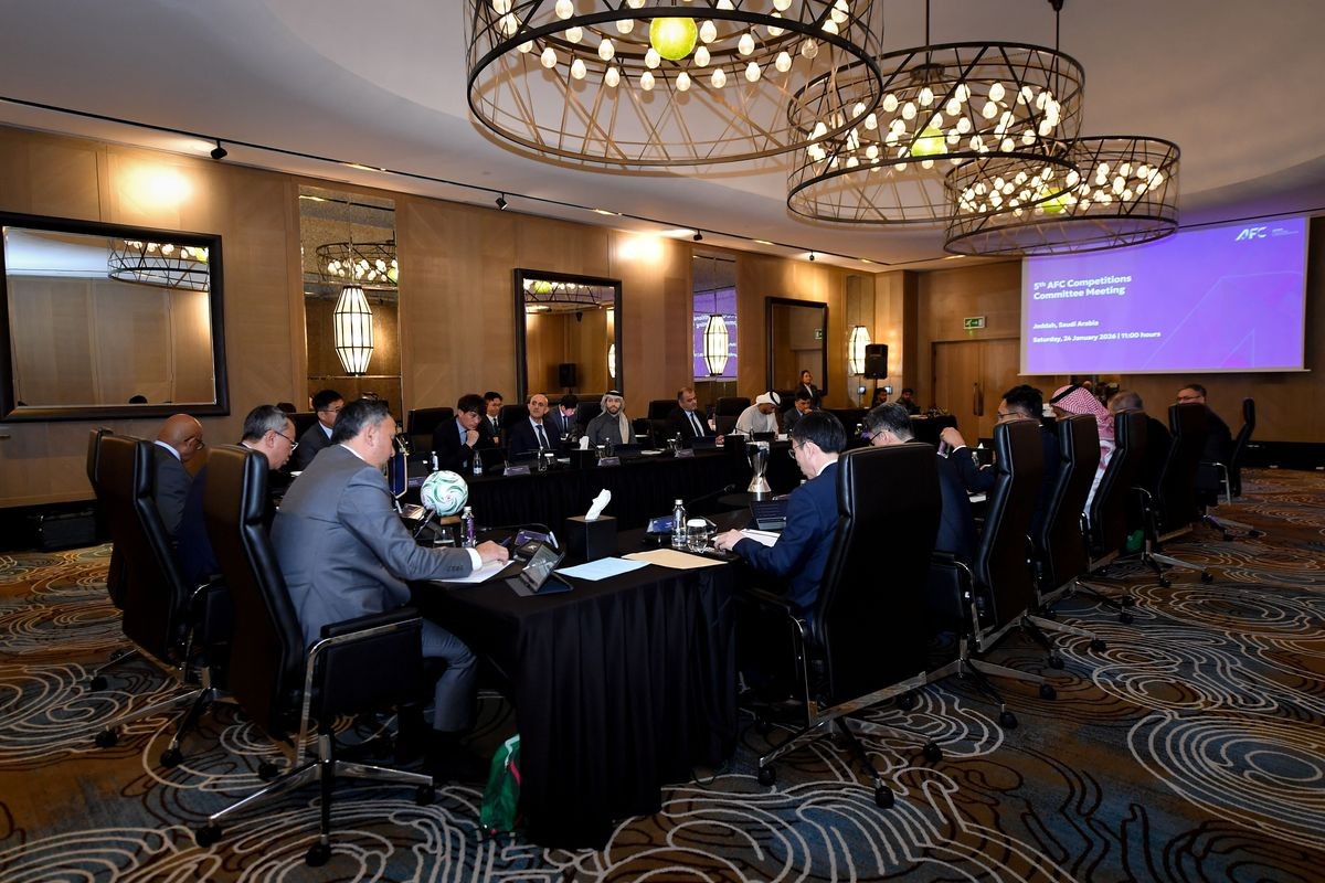 Toàn cảnh cuộc họp của Ủy ban Tổ chức Thi đấu Liên đoàn Bóng đá châu Á