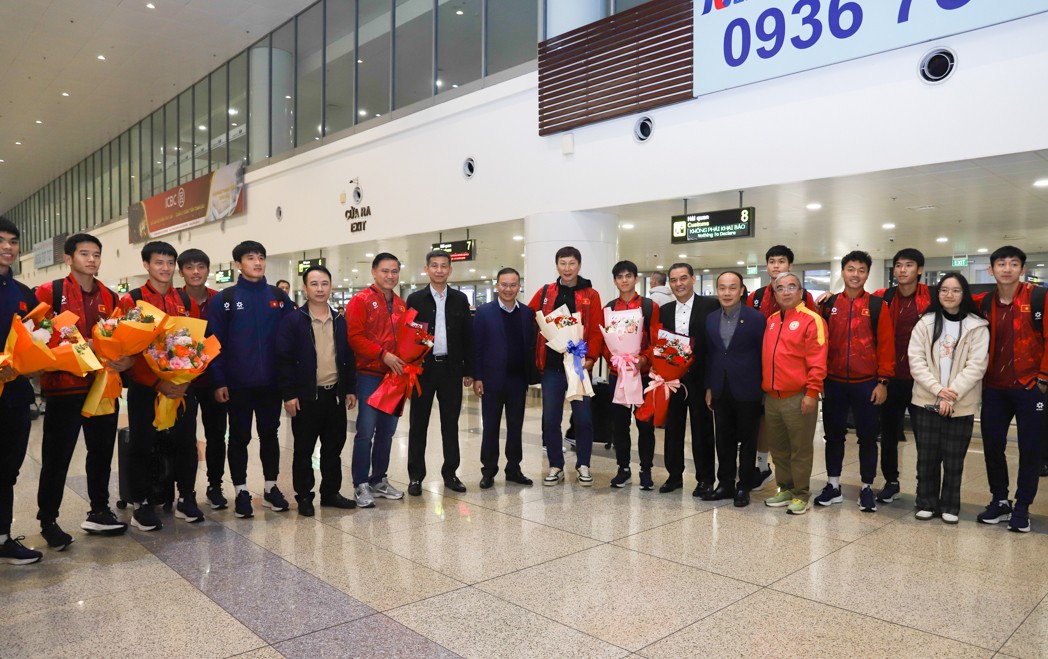 Đội tuyển U23 Việt Nam về tới Hà Nội, kết thúc tốt đẹp hành trình tại giải châu Á