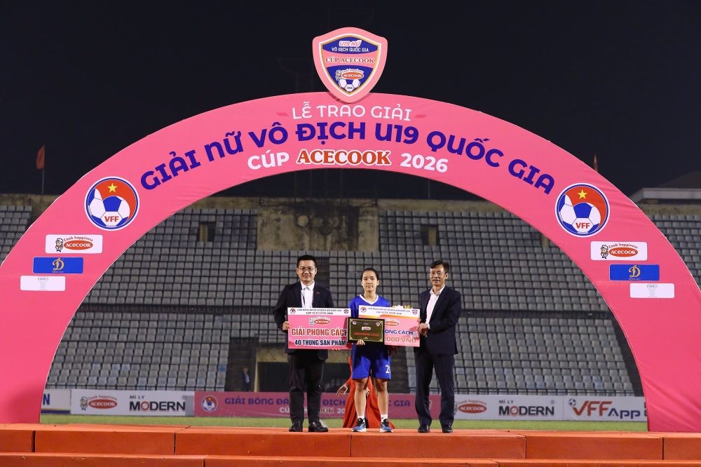 Đội đạt Giải Phong cách: U19 nữ Thái Nguyên T&T