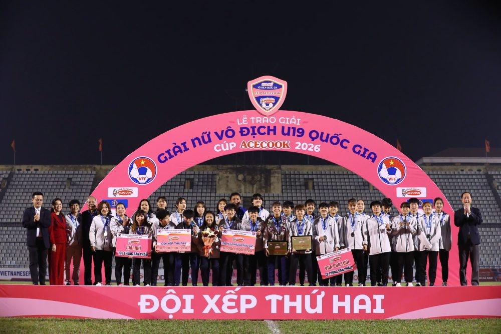 Đội Á quân: U19 nữ TP. Hồ Chí Minh