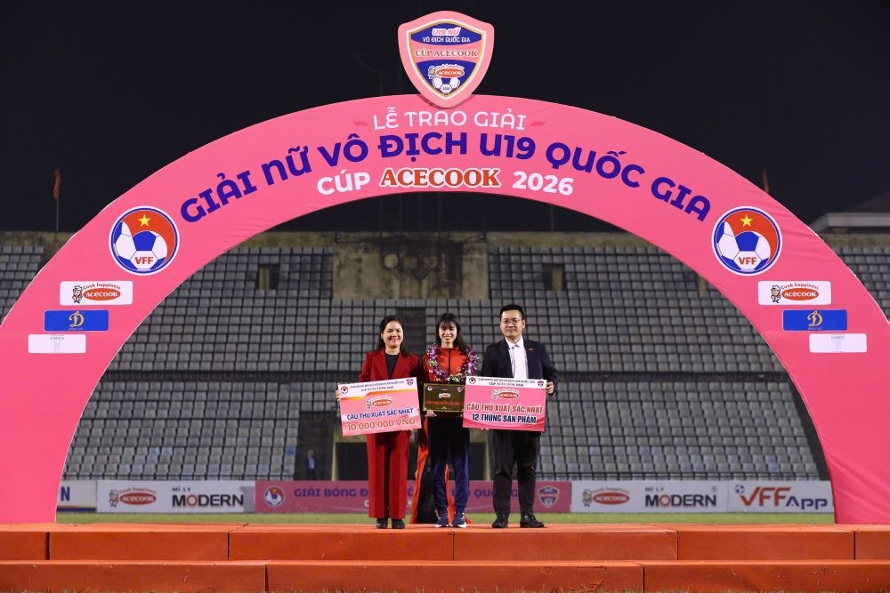 Cầu thủ xuất sắc nhất giải: Ngân Thị Thanh Hiếu, U19 nữ Phong Phú Hà Nam