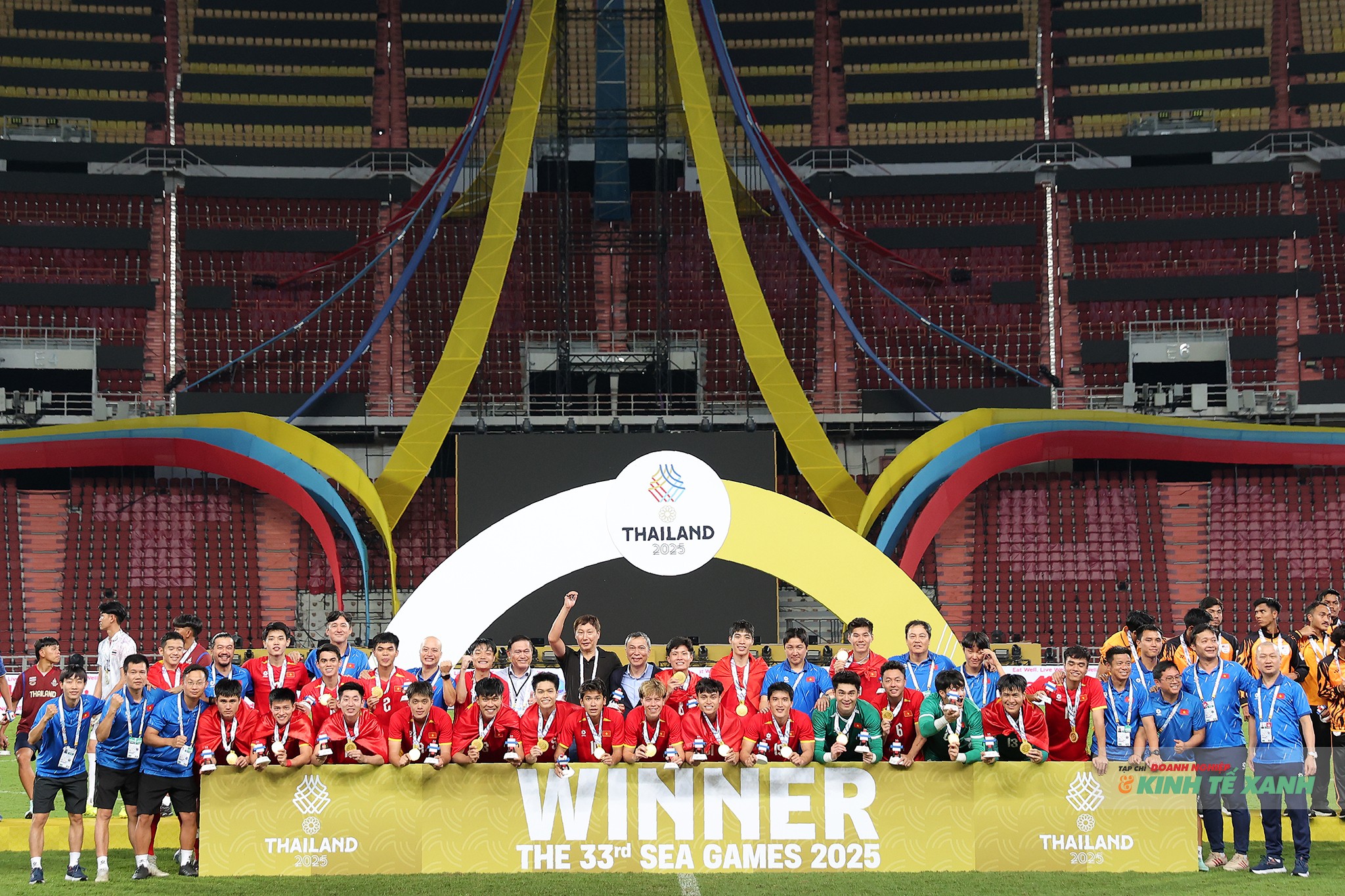 Đội tuyển U22 Việt Nam giành tấm huy chương vàng danh giá nhất SEA Games 33