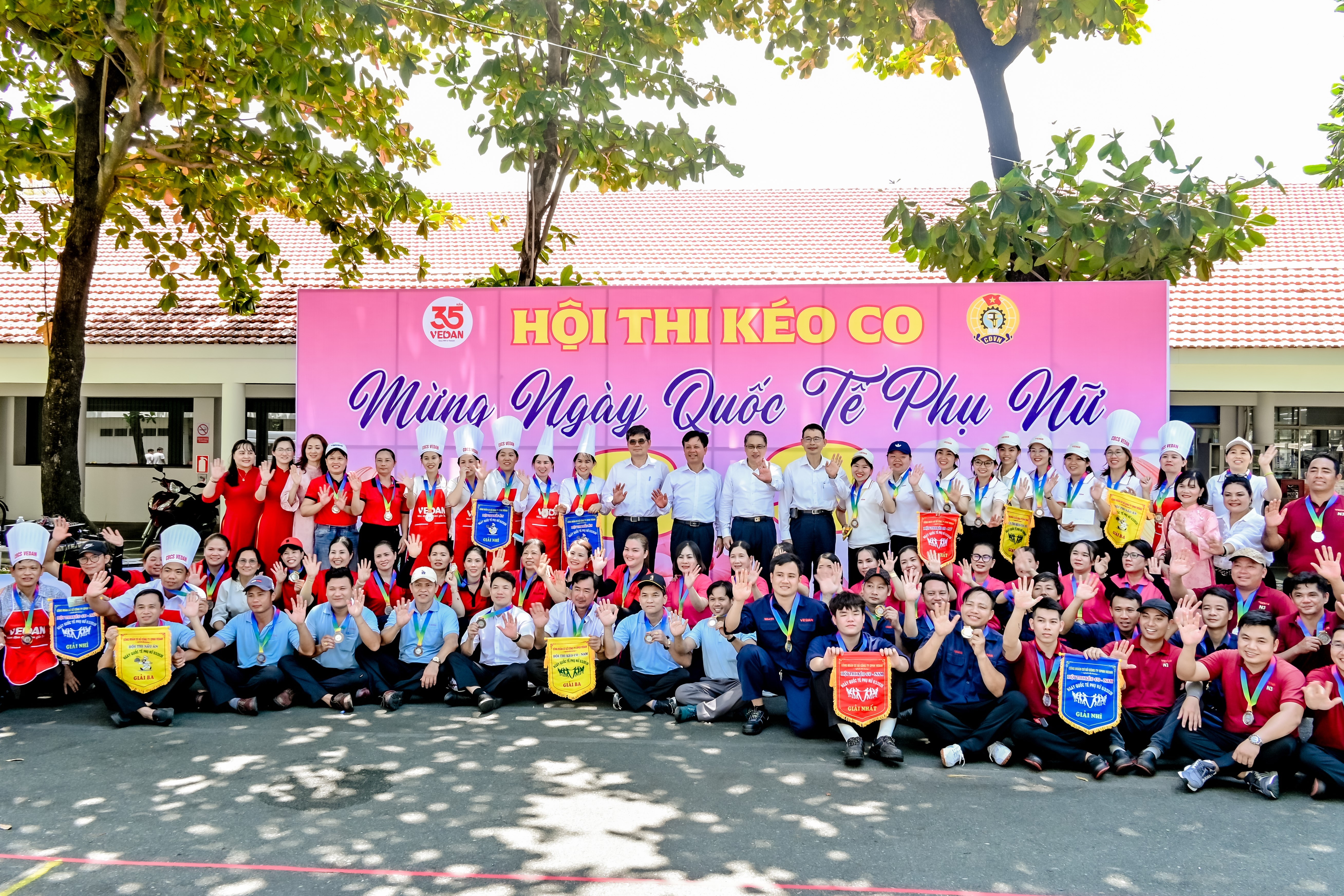 Sôi nổi các hoạt động gắn kết, chào mừng Ngày 8/3 tại Vedan Việt Nam.