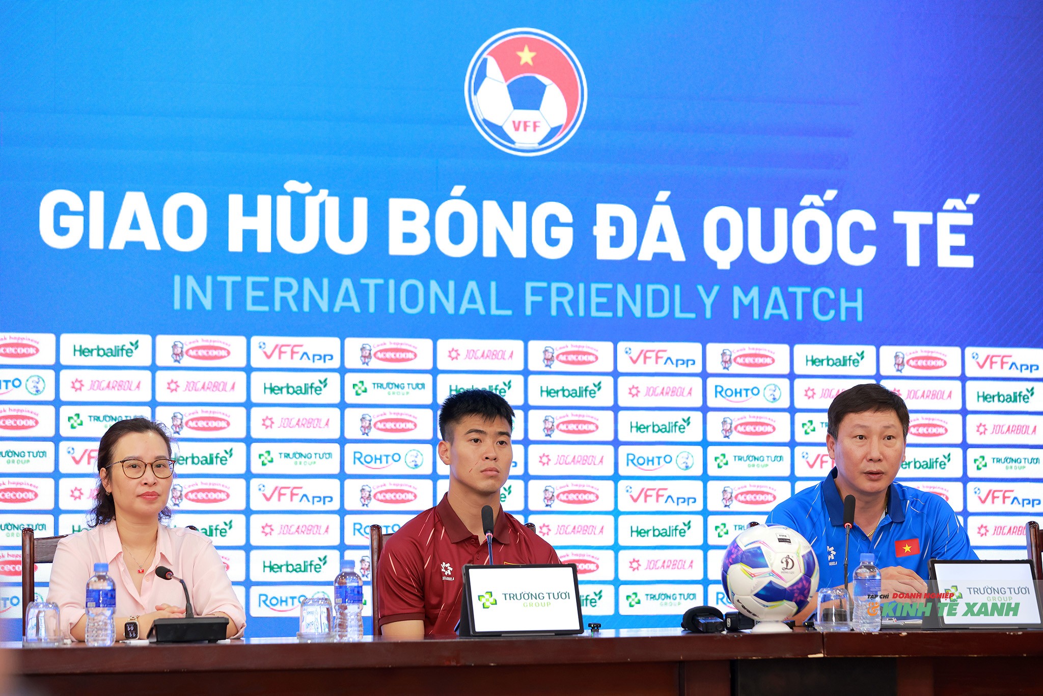 Họp báo trước trận giao hữu quốc tế giữa đội tuyển Việt Nam và đội tuyển Bangladesh dịp FIFA Days tháng 3-2026