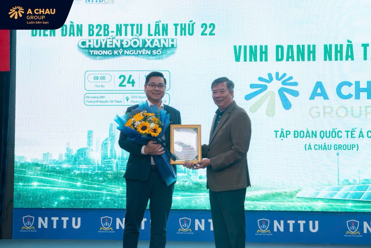 Á Châu Group ký kết hợp tác chiến lược với Trường Đại học Nguyễn Tất Thành tại Diễn đàn B2B 2026