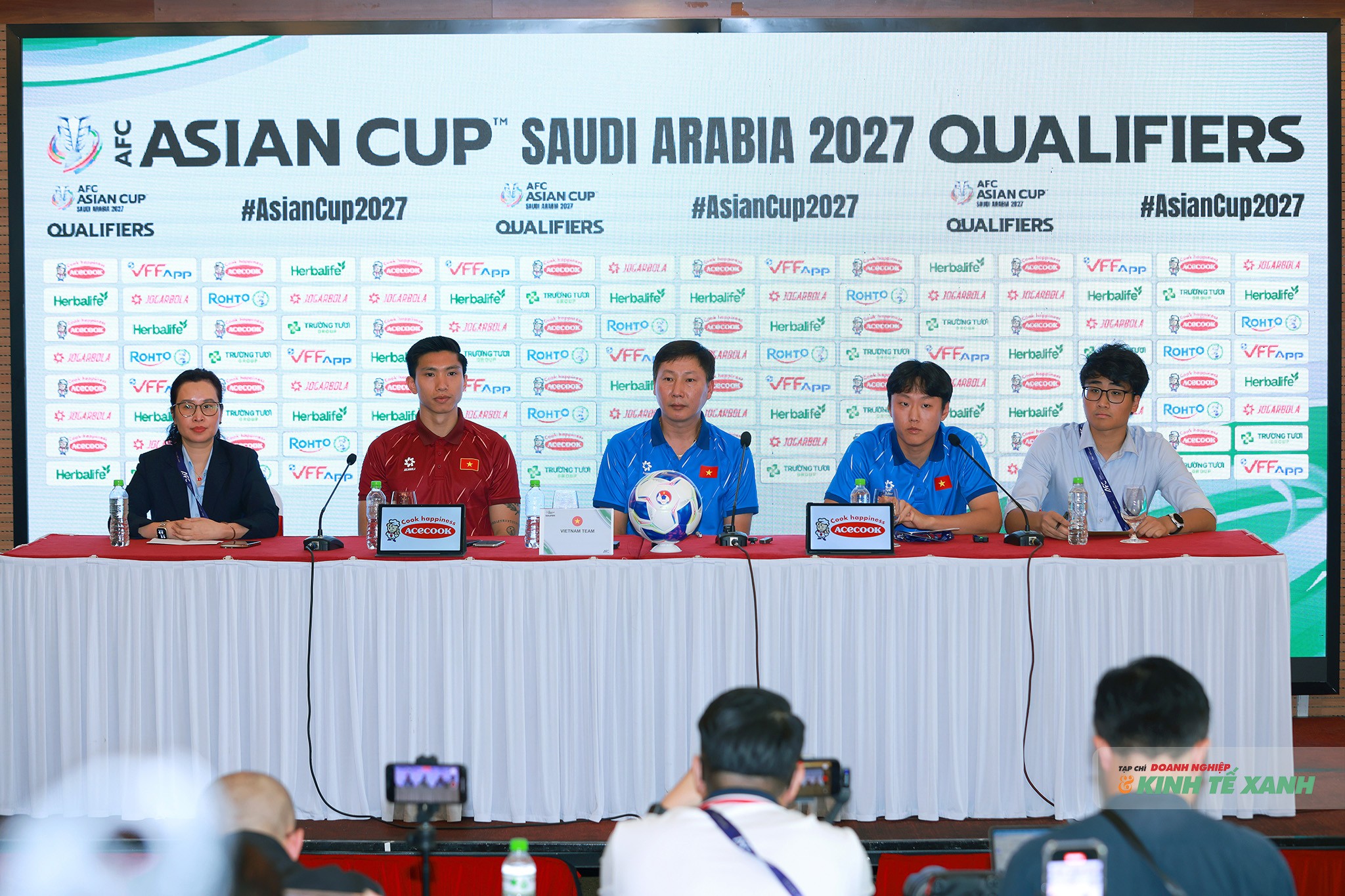 Toàn cảnh buổi họp báo trước trận tái đấu Việt Nam vs. Malaysia tại Bảng F, Vòng loại cuối Asian Cup 2027