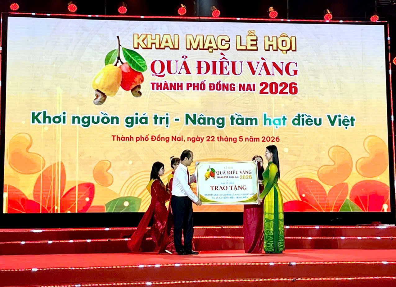Đồng Nai nâng tầm thương hiệu điều Việt qua Lễ hội Quả Điều Vàng 2026