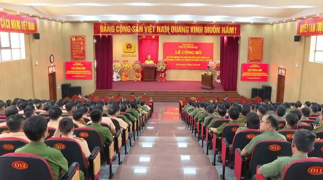 Công an tỉnh Gia Lai công bố các quyết định về công tác cán bộ, kiện toàn bộ máy lãnh đạo chỉ huy