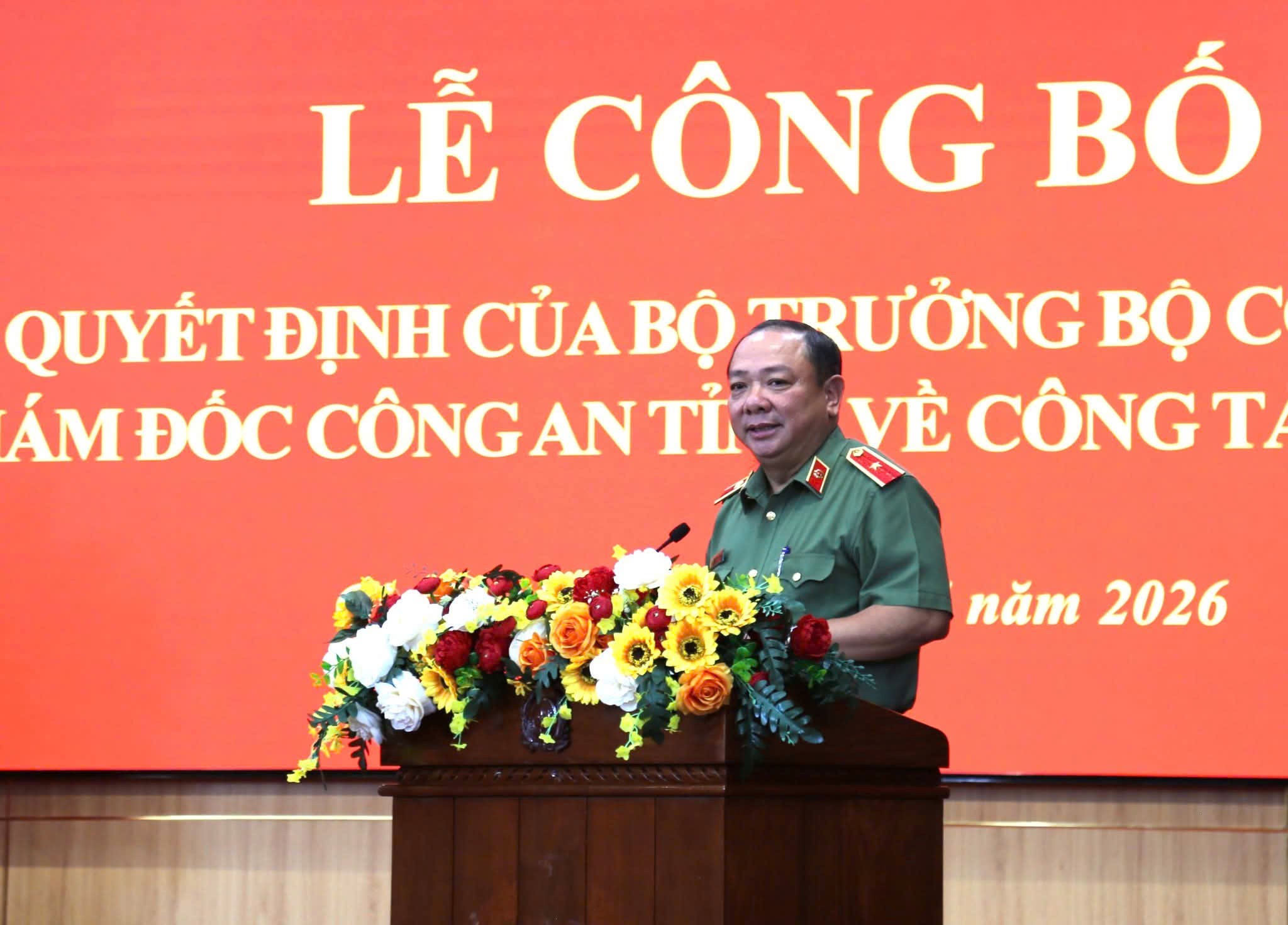 Công an tỉnh Gia Lai công bố các quyết định về công tác cán bộ, kiện toàn bộ máy lãnh đạo chỉ huy