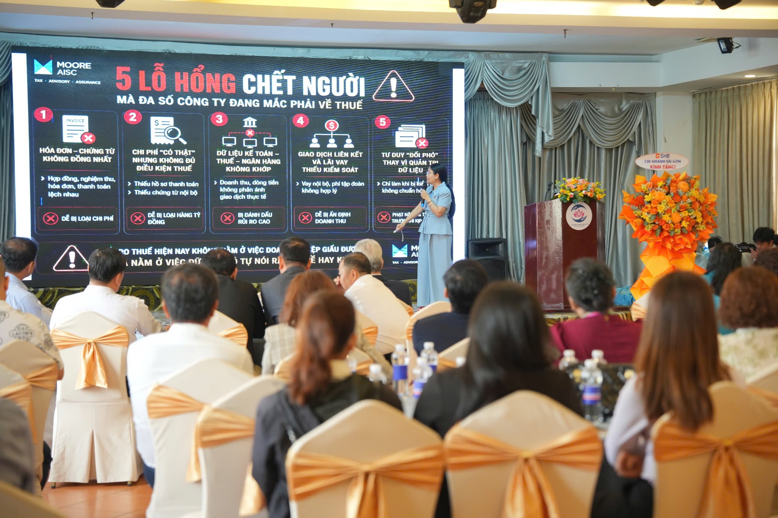 Cafe Doanh nhân DTE lần II: Giải bài toán thuế, dòng tiền và huy động vốn cho doanh nghiệp