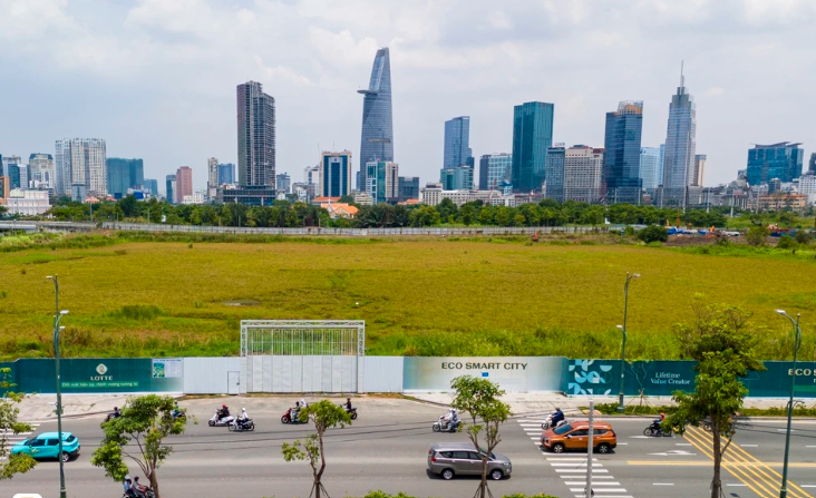 khu đất dự án Eco Smart City