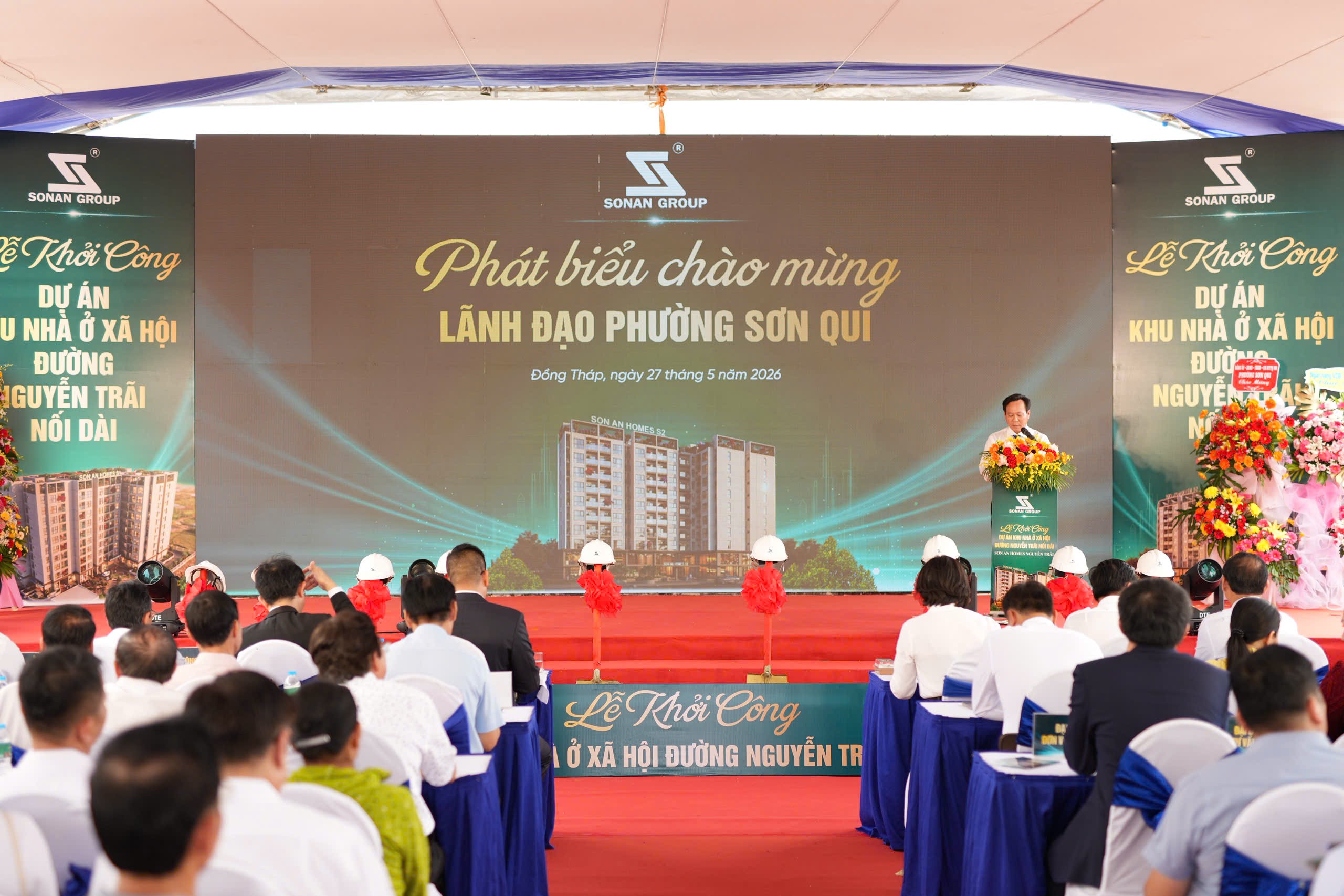 Đồng Tháp: Khởi công dự án nhà ở xã hội 357 tỷ đồng tại phường Sơn Qui