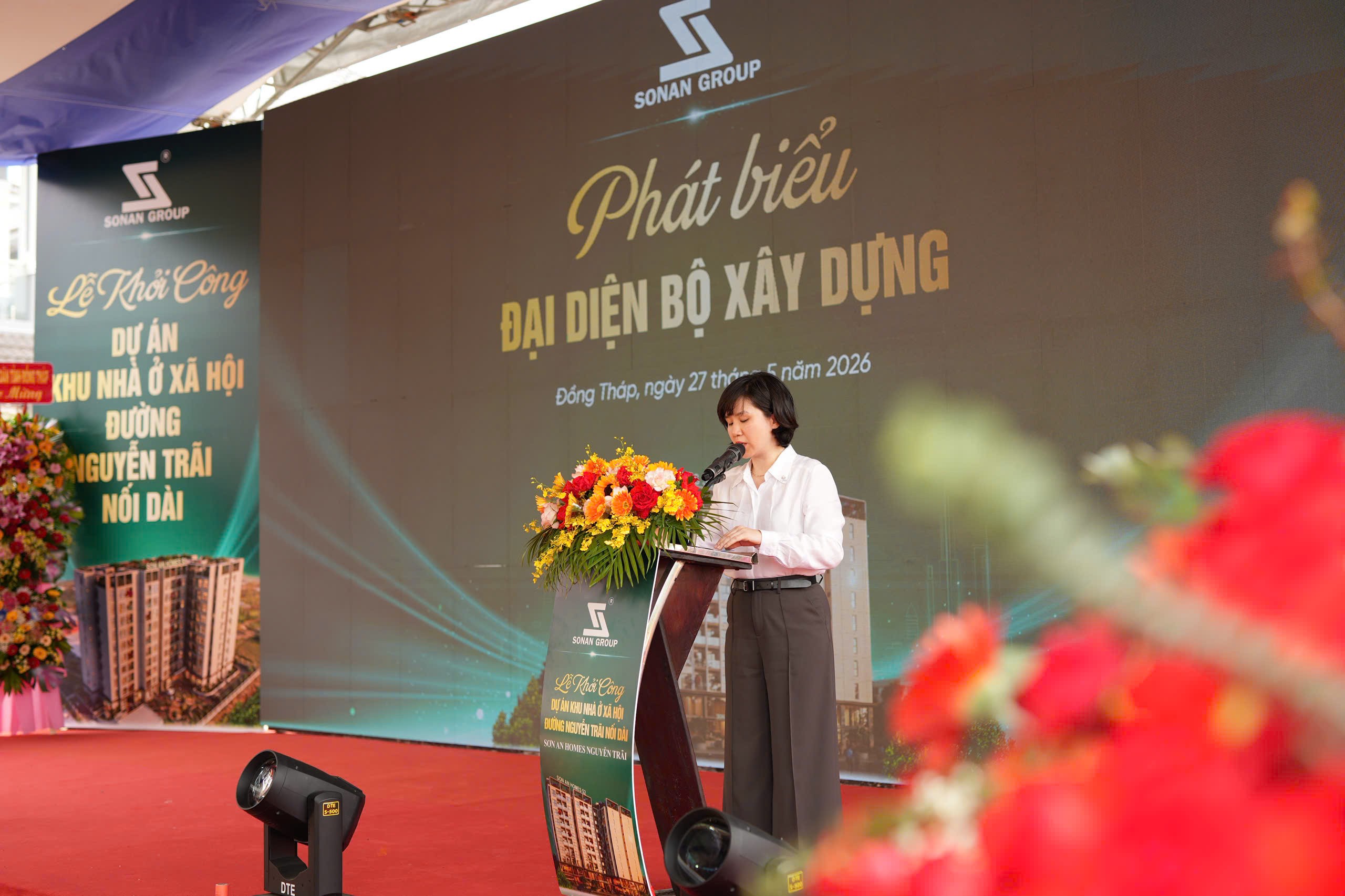 Đồng Tháp: Khởi công dự án nhà ở xã hội 357 tỷ đồng tại phường Sơn Qui