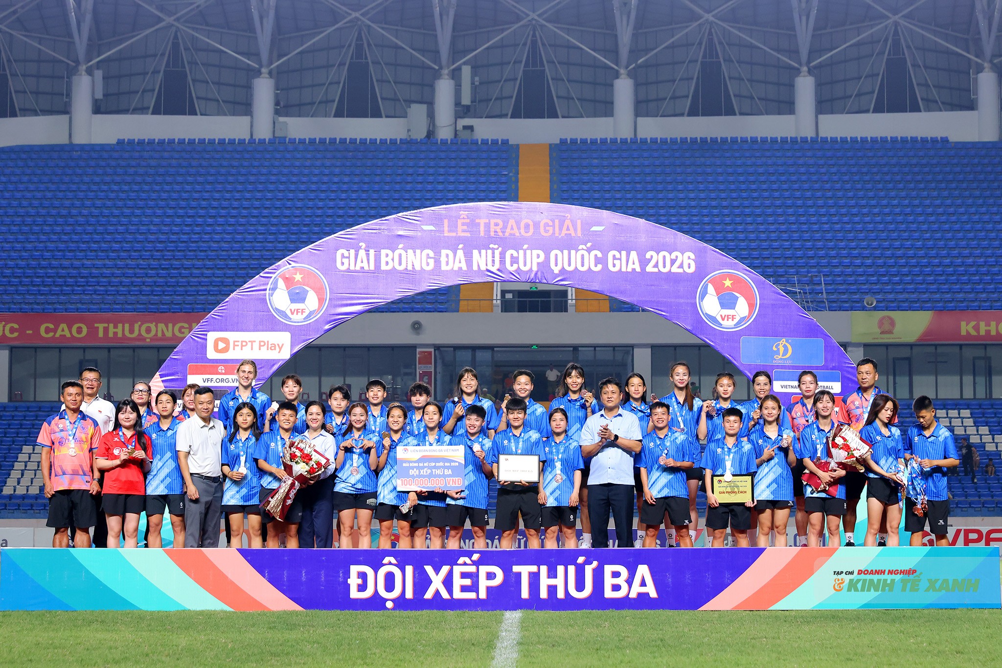 Đội Hạng Ba: CLB nữ Thái Nguyên T&T