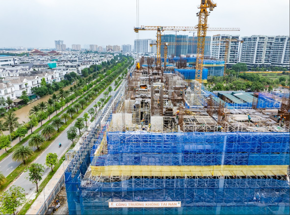 Dự án đang được đẩy nhanh tiến độ thi công, dự kiến bàn giao trong năm 2026 