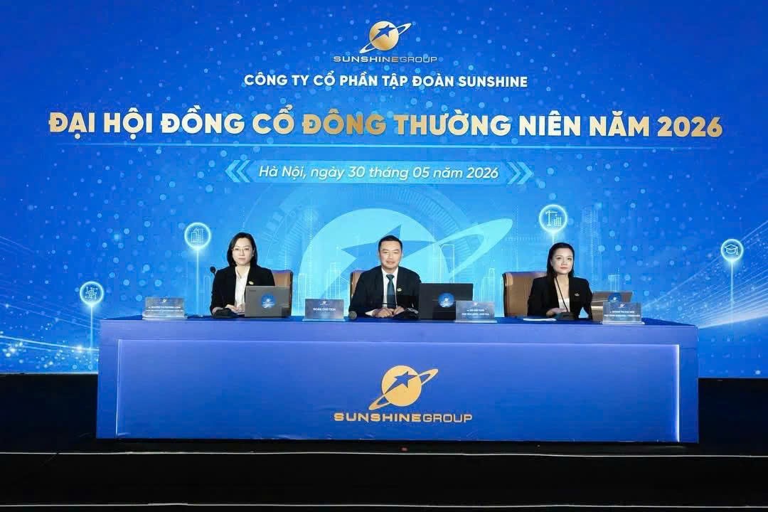Công ty Cổ phần Tập đoàn Sunshine (HoSE: KSF) vừa tổ chức ĐHĐCĐ thường niên 2026