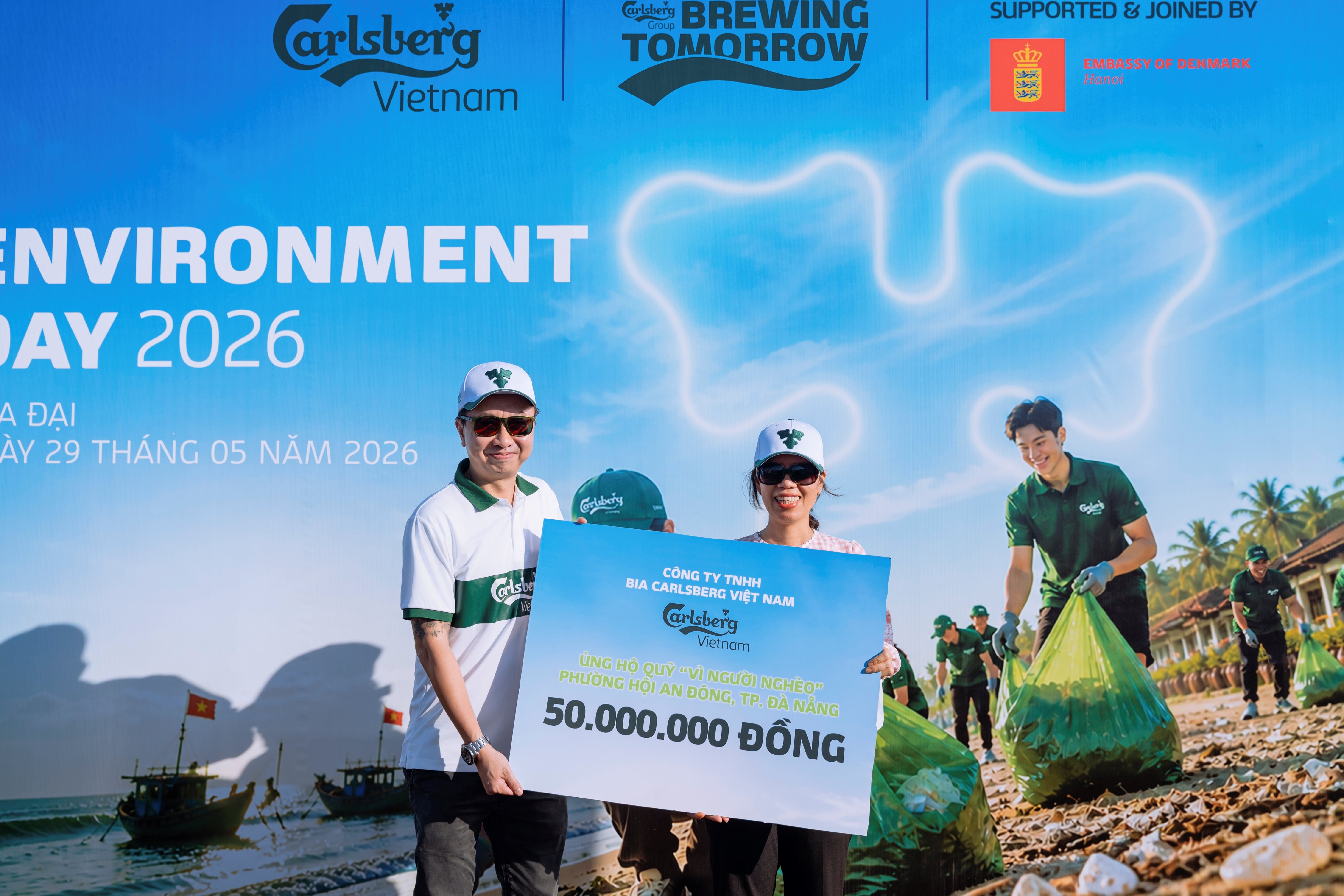 Carlsberg Việt Nam trao tặng 50 triệu đồng cho Quỹ Vì Người Nghèo phường Hội An Đông, thành phố Đà Nẵng, tiếp nối những hoạt động hướng tới cộng đồng bên cạnh các sáng kiến bảo vệ môi trường.