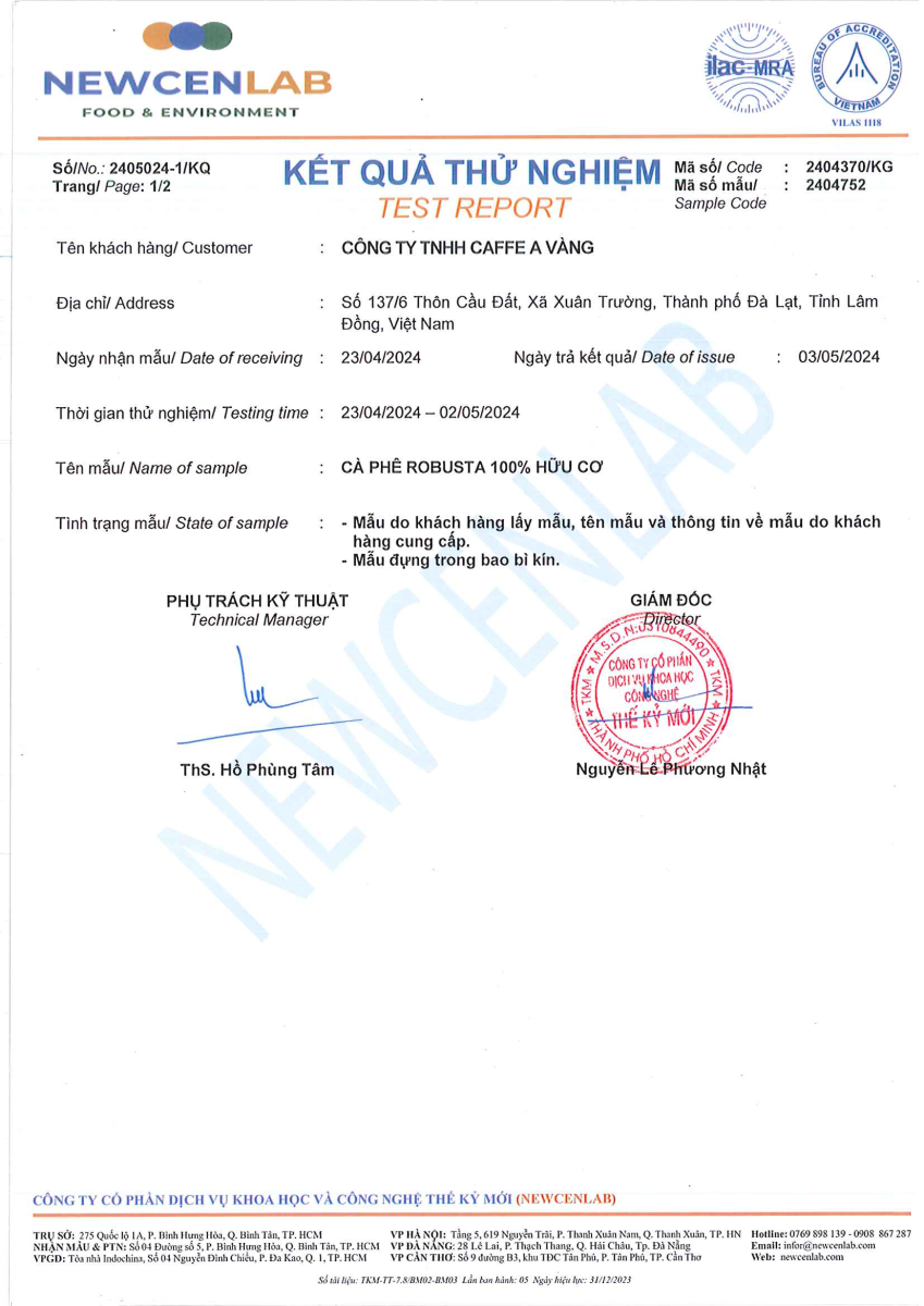 Không chạy theo sản lượng, Cà phê A Vàng chọn lối đi khác để nâng giá trị cà phê Việt