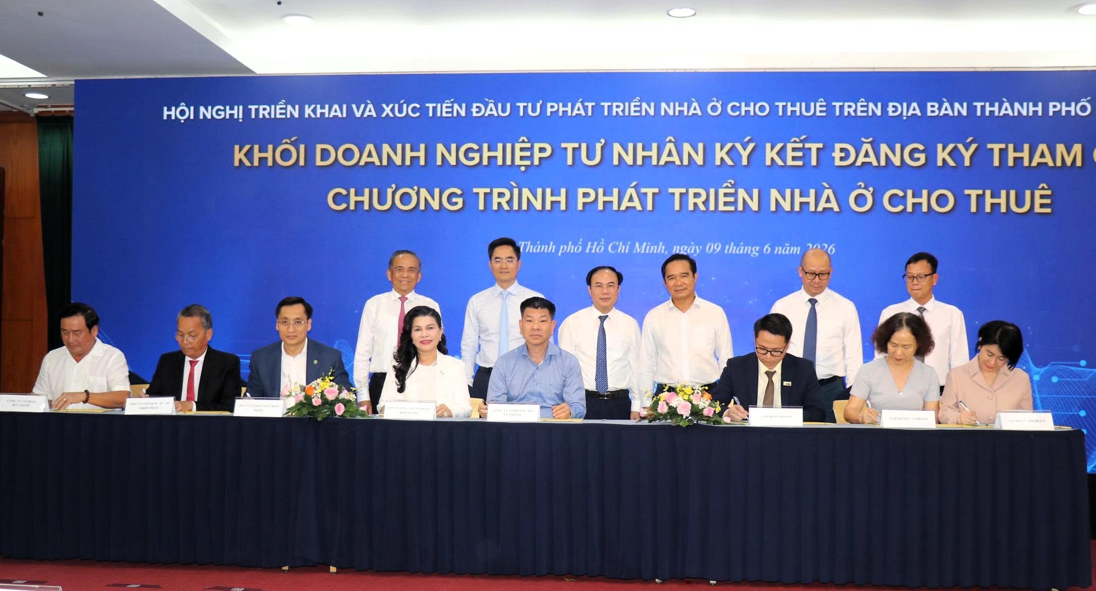 Khối doanh nghiệp tư nhân cam kết phát triển gần 50.700 căn nhà ở xã hội cho thuê.