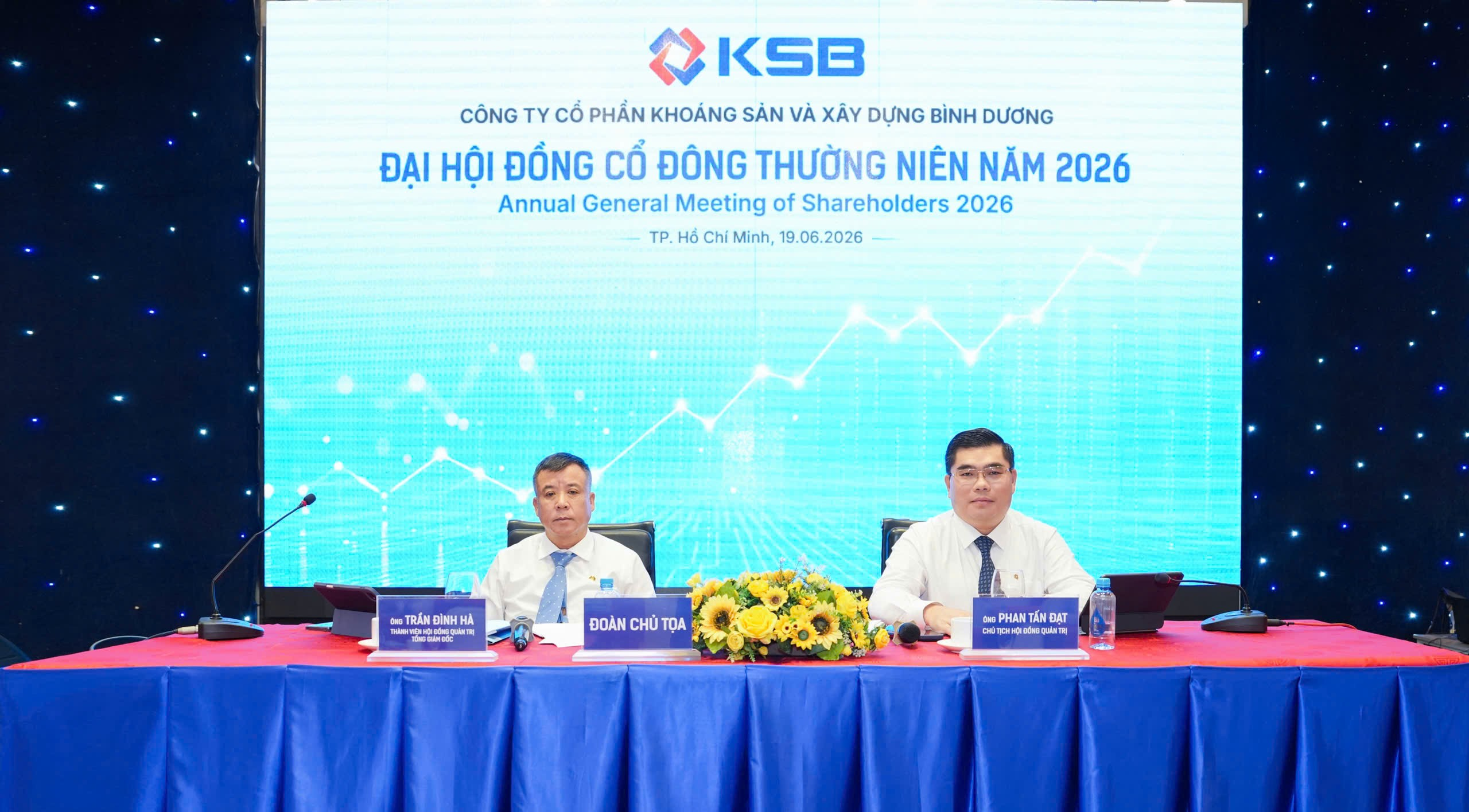 Công ty Cổ phần Khoáng sản và Xây dựng Bình Dương (KSB) tổ chức Đại hội đồng cổ đông thường niên năm 2026 vào ngày 19/6. 