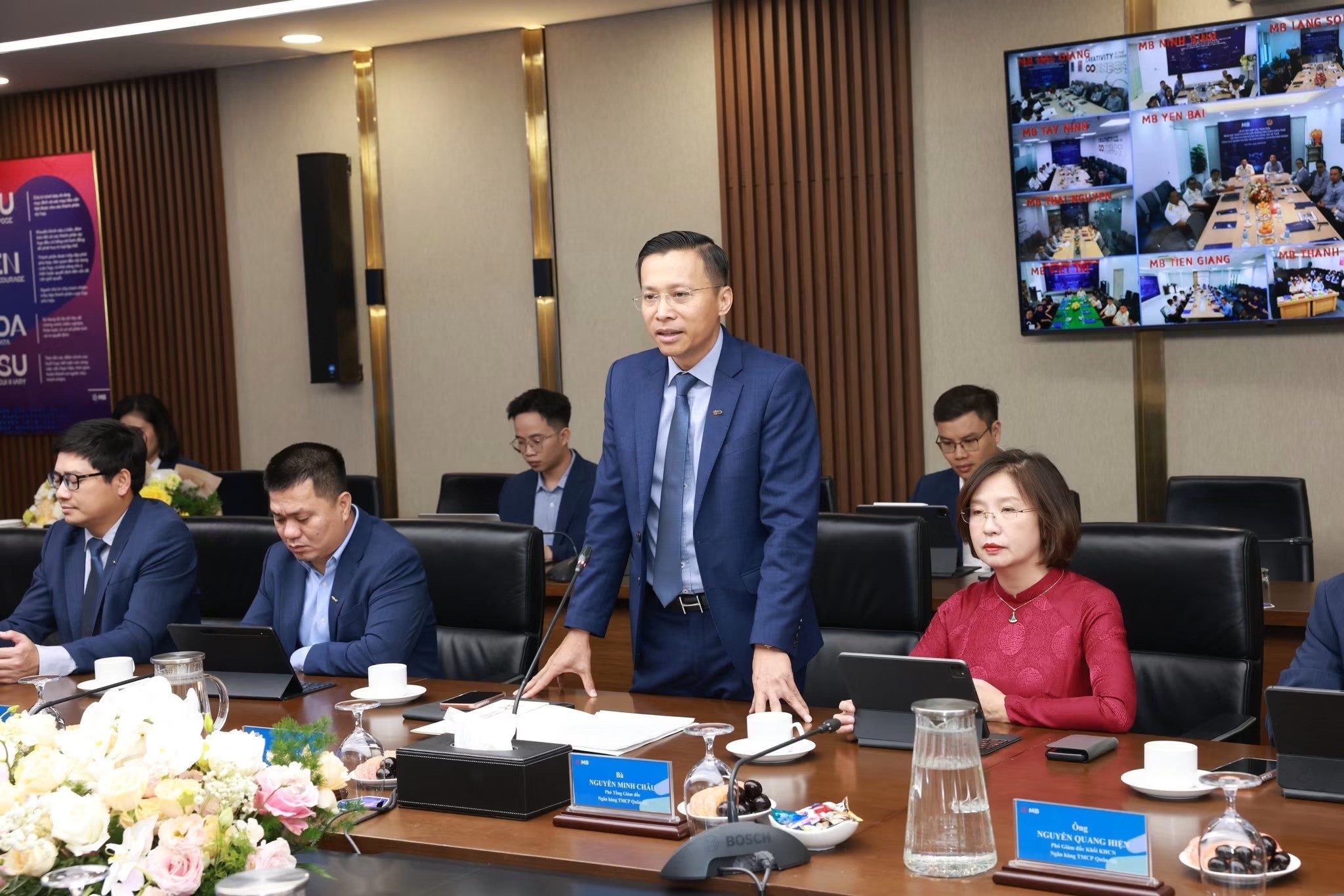 Ông Phạm Như Ánh - Tổng giám đốc MB phát biểu tại sự kiện
