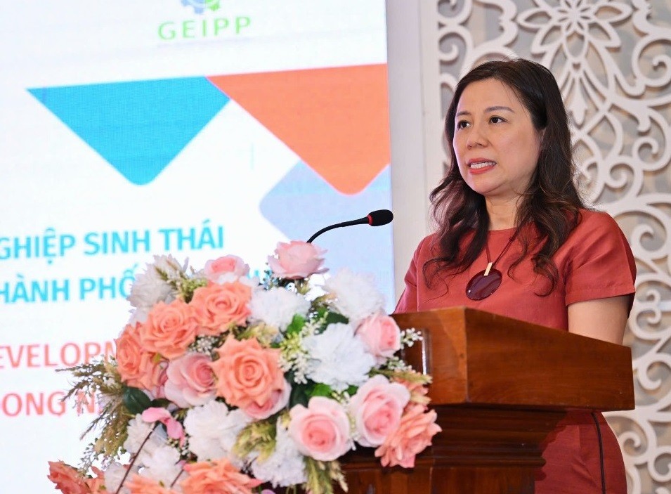 bà Lê Thị Thanh Thảo - Đại diện Quốc gia của UNIDO tại Việt Nam