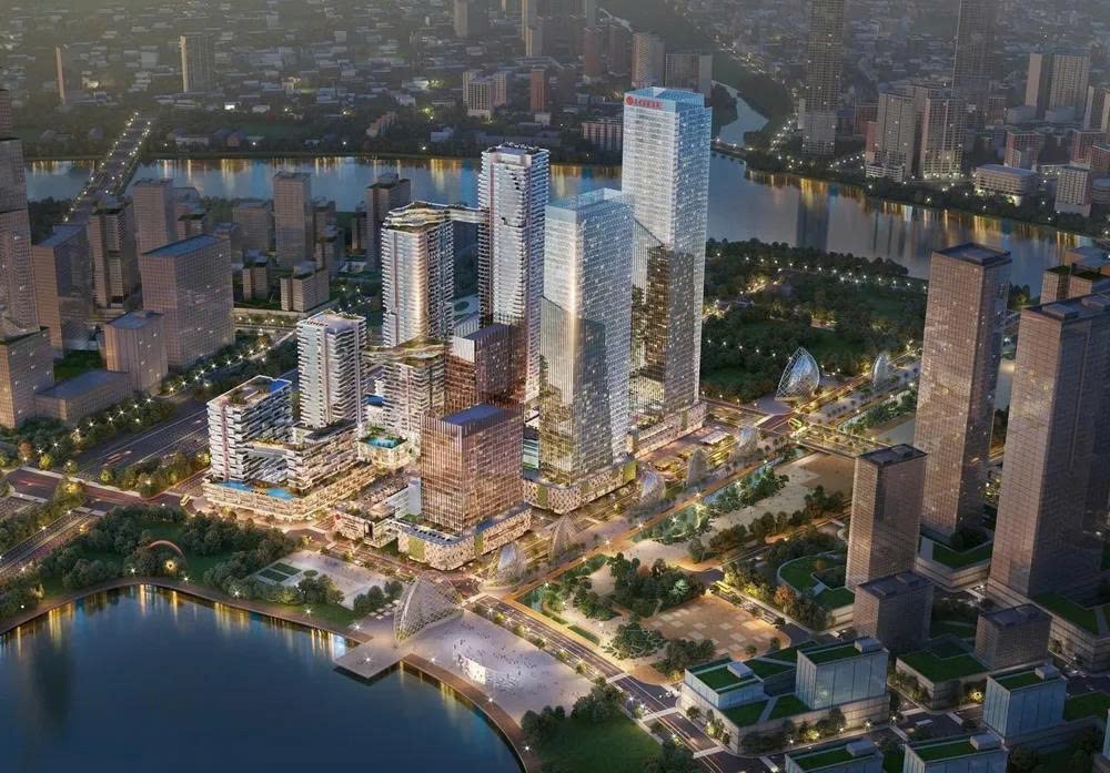 Phối cảnh dự án Lotte Eco Smart City Thủ Thiêm.