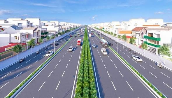 Phối cảnh dự án Đại lộ Nguyễn Hữu Cảnh (Hương lộ 2) đoạn từ Quốc lộ 51 đến cao tốc TP. HCM – Long Thành – Dầu Giây.