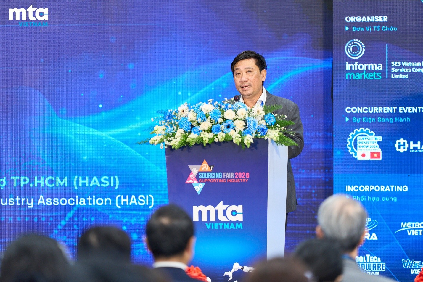ông Võ Sơn Điền, Chủ tịch Hiệp hội Công nghiệp hỗ trợ TP.HCM (HASI)