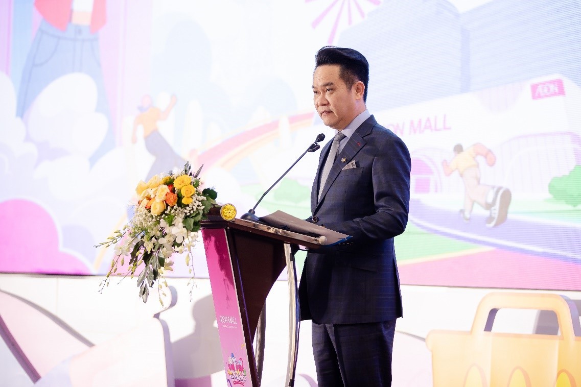 Ông Đặng Hồng Anh - Phó Chủ tịch Tập đoàn TTC tự hào khi được đồng hành cùng AeonMall Việt Nam tạo nên một điểm đến thương mại hiện đại tại thành phố biển