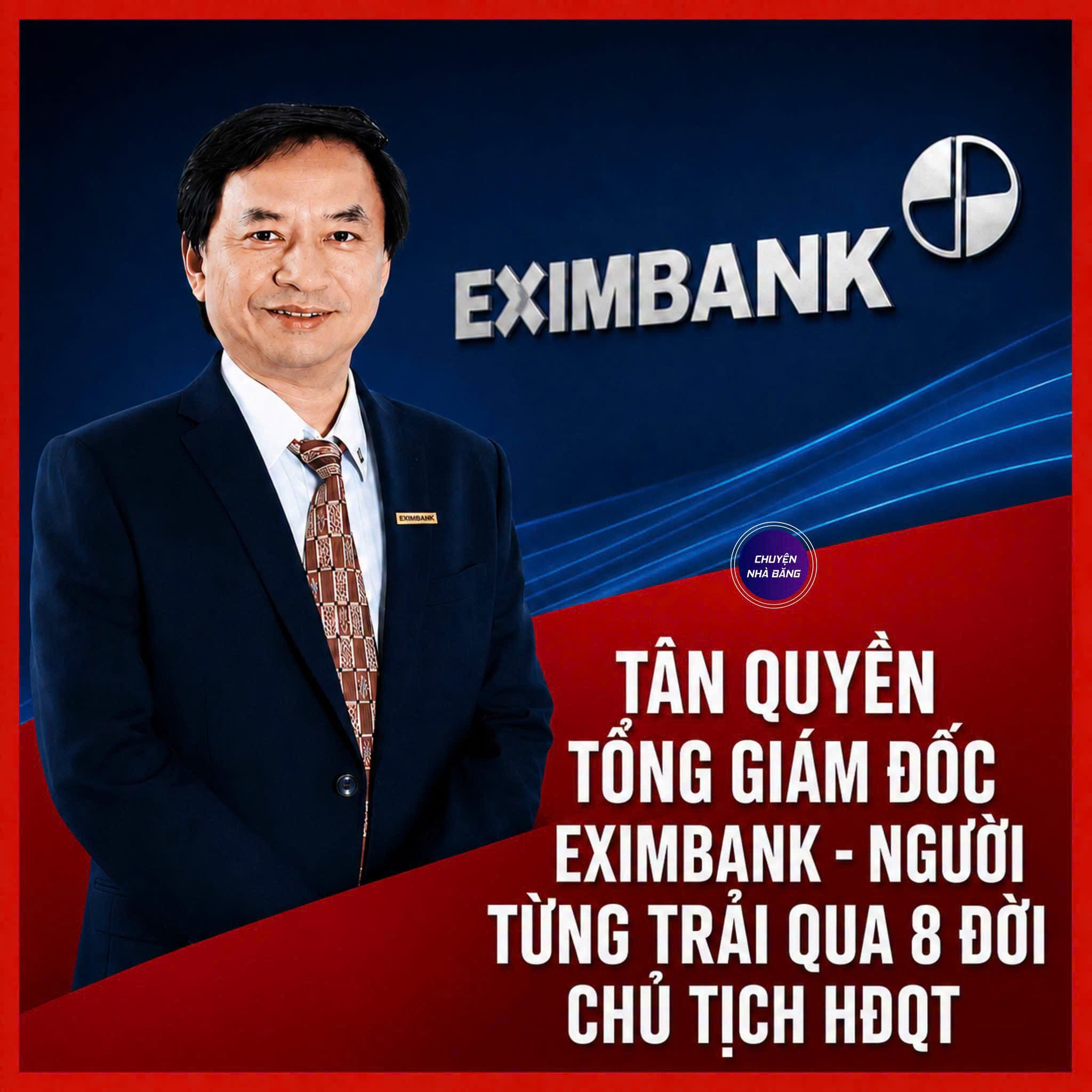 Ông Trần Tấn Lộc, Tân quyền Tổng Giám đốc Eximbank.